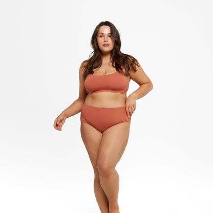 High-Rise Cheeky - Seamless Ultrasmooth - Spice