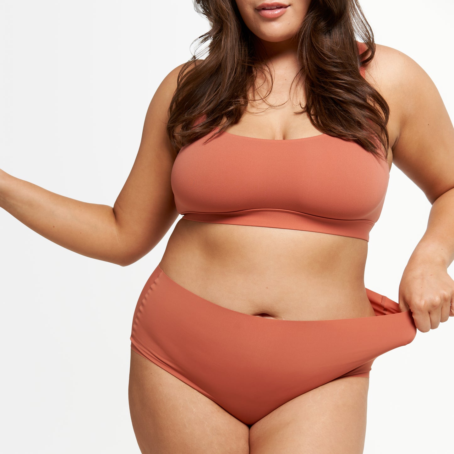 High-Rise Cheeky - Seamless Ultrasmooth - Spice