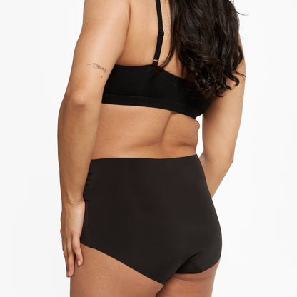 High-Rise Full Brief - Seamless Ultrasmooth - Black