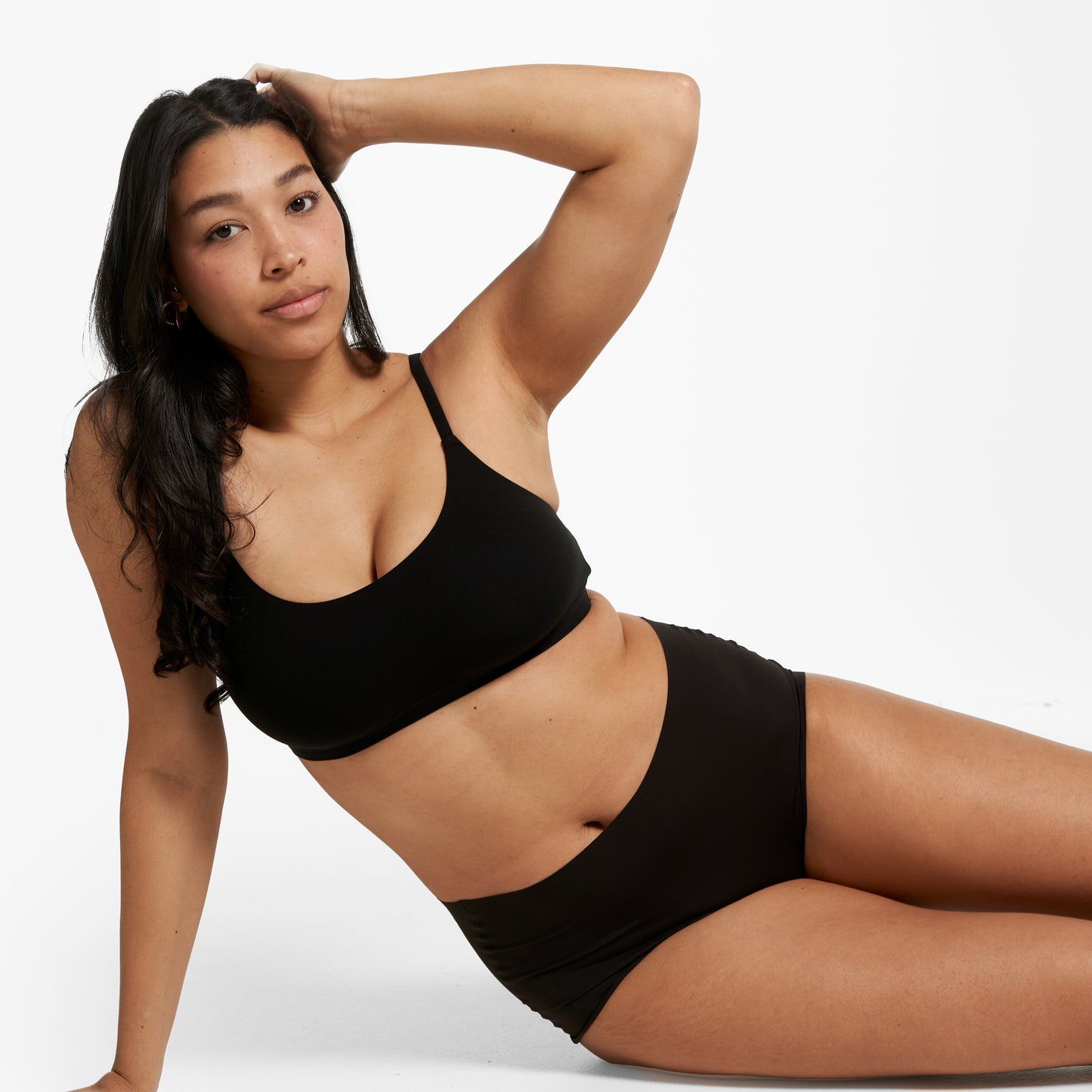 High-Rise Full Brief - Seamless Ultrasmooth - Black