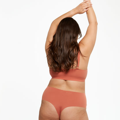 High-Rise Thong - Seamless Ultrasmooth - Spice