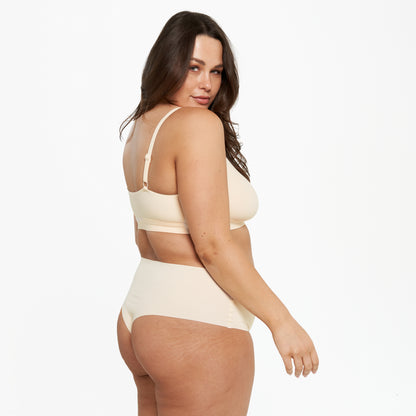 High-Rise Thong - Seamless Ultrasmooth - Vanilla