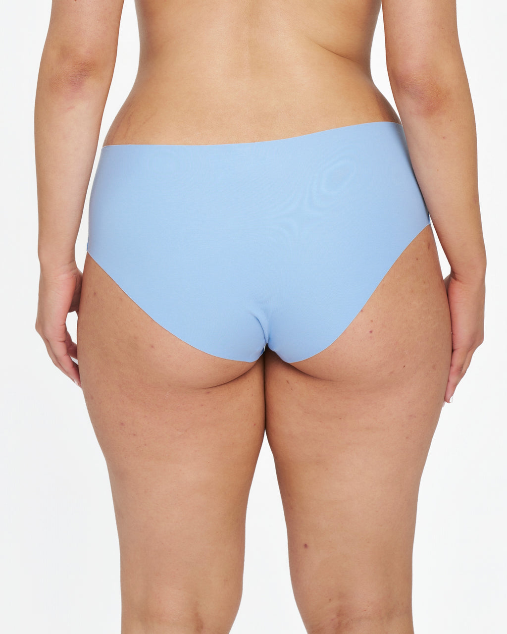 Mid-Rise Bikini - Seamless Cotton - Sky