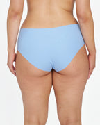 Mid-Rise Bikini - Seamless Cotton - Sky
