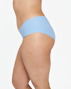 Mid-Rise Bikini - Seamless Cotton - Sky