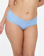 Mid-Rise Bikini - Seamless Cotton - Sky