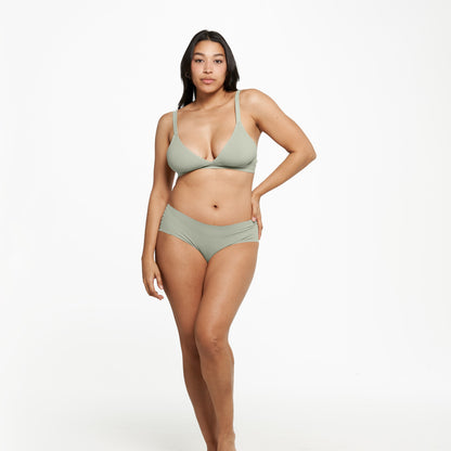 Mid-Rise Bikini Brief - Seamless Ultrasmooth 2.0 - Moss