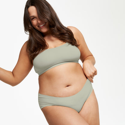 Mid-Rise Bikini Brief - Seamless Ultrasmooth 2.0 - Moss