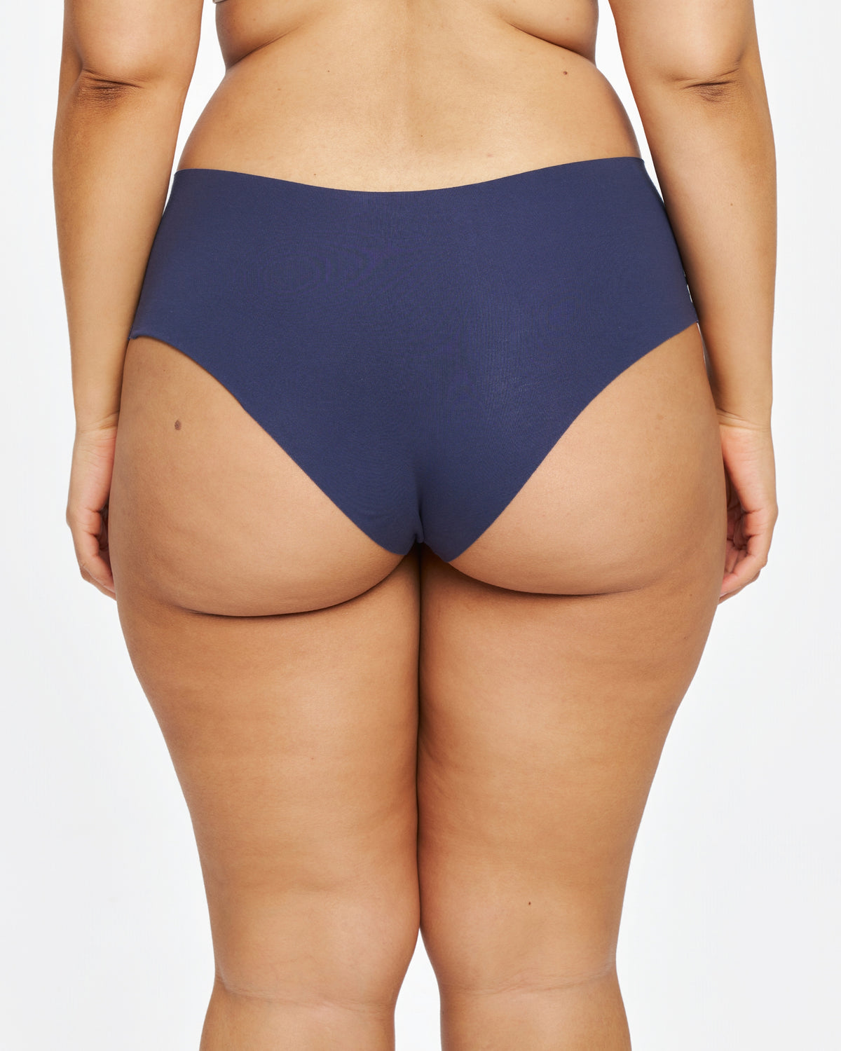 Mid-Rise Cheeky - Seamless Cotton - Ink