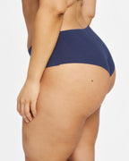 Mid-Rise Cheeky - Seamless Cotton - Ink