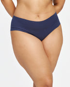 Mid-Rise Cheeky - Seamless Cotton - Ink