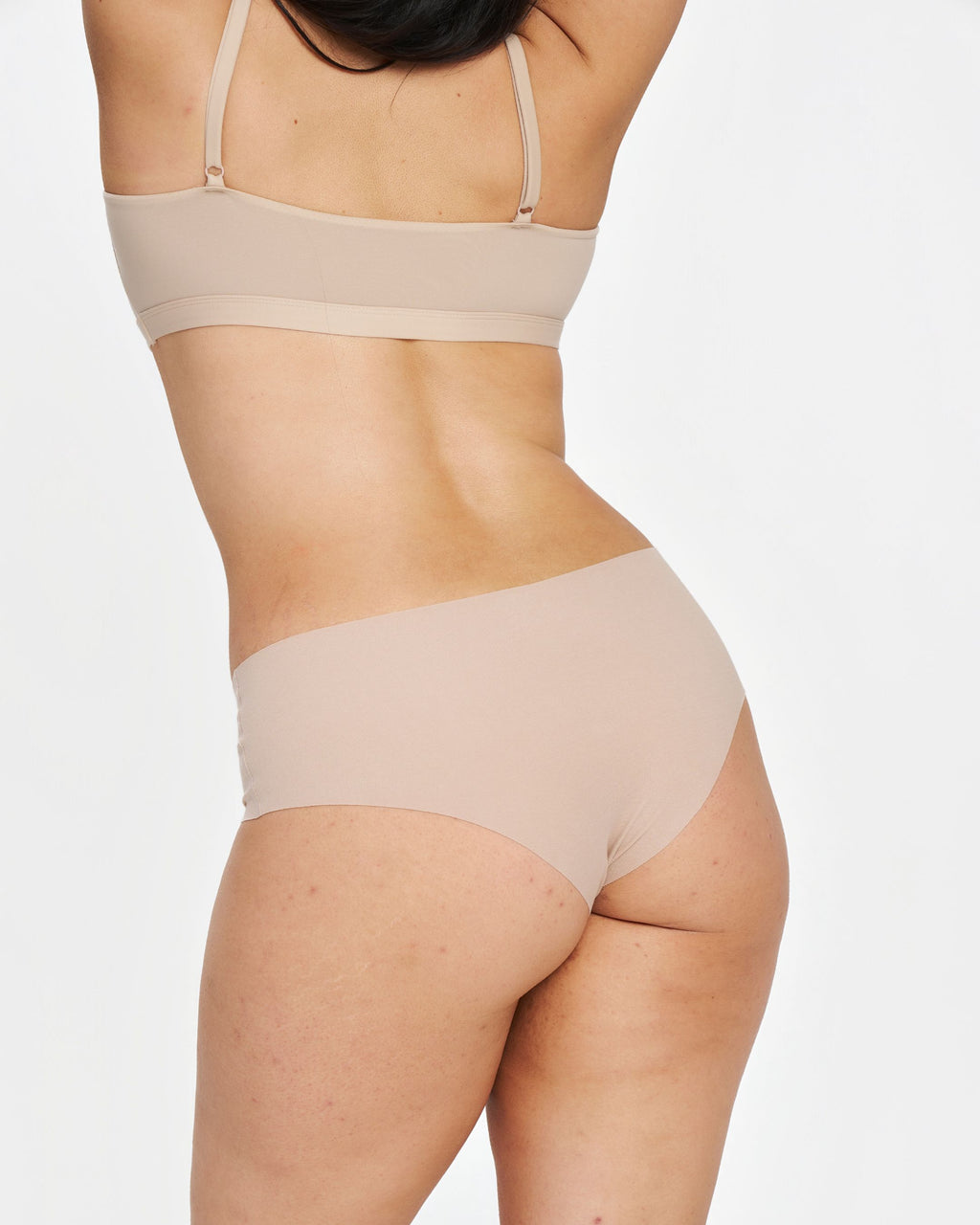Mid-Rise Cheeky - Seamless Cotton - Latte