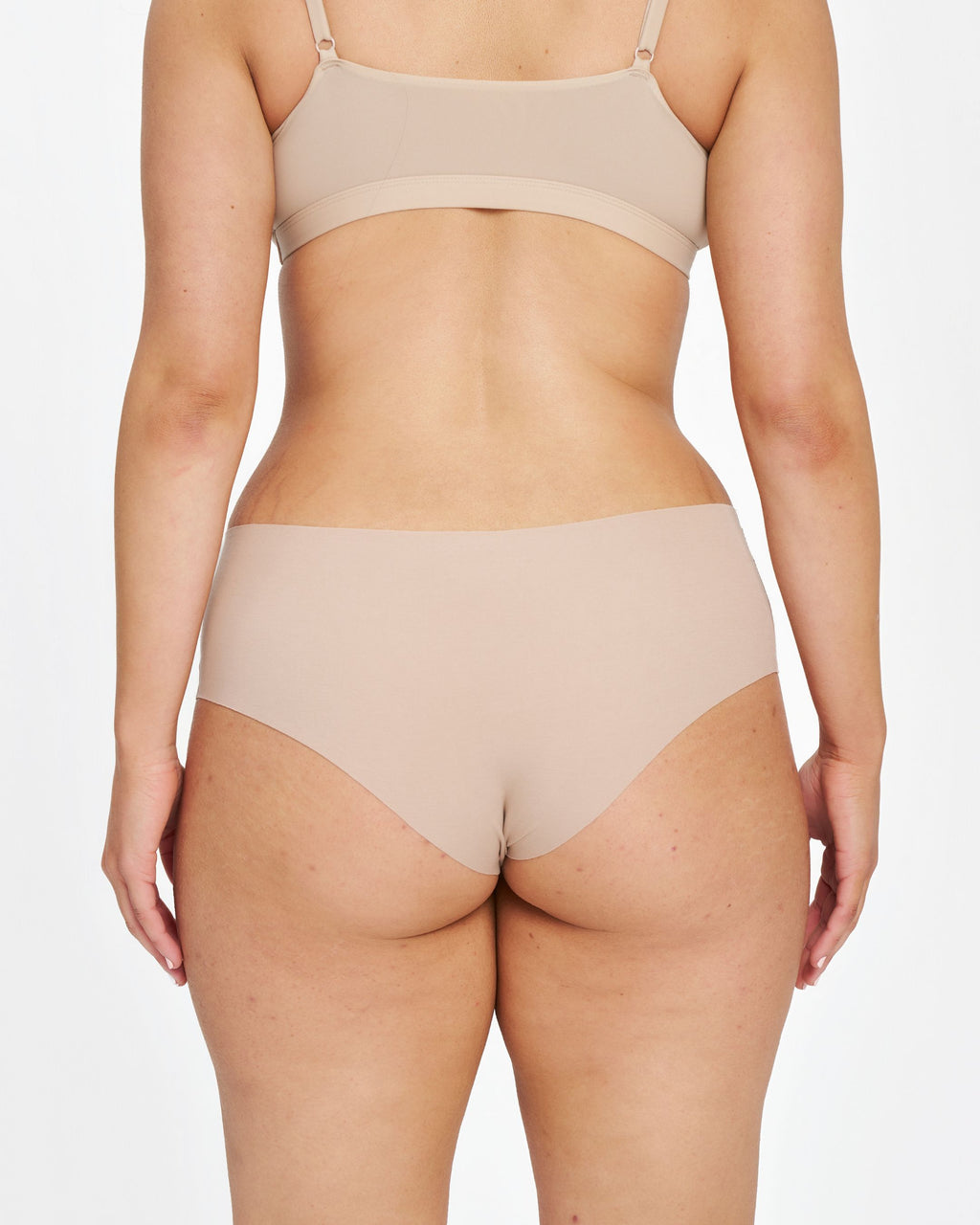 Mid-Rise Cheeky - Seamless Cotton - Latte
