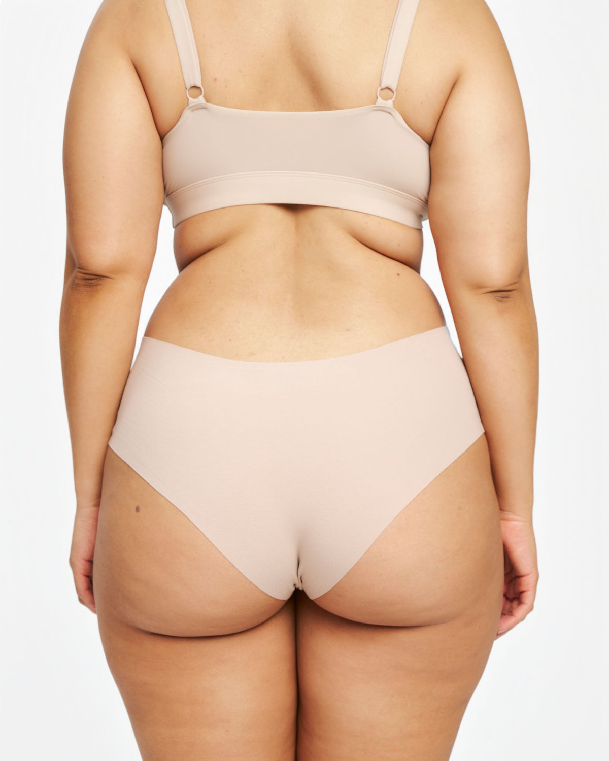 Mid-Rise Cheeky - Seamless Cotton - Latte