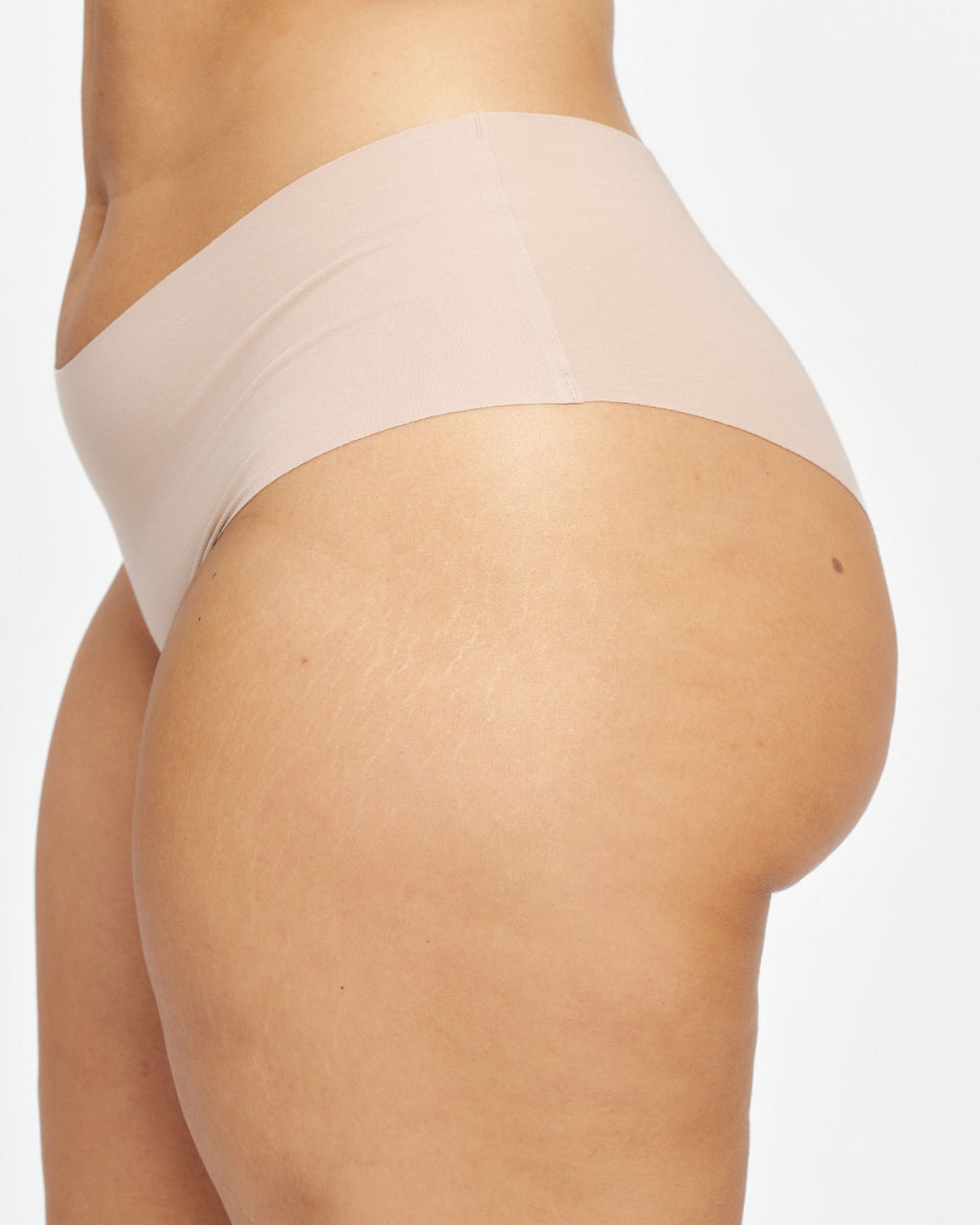 Mid-Rise Cheeky - Seamless Cotton - Latte