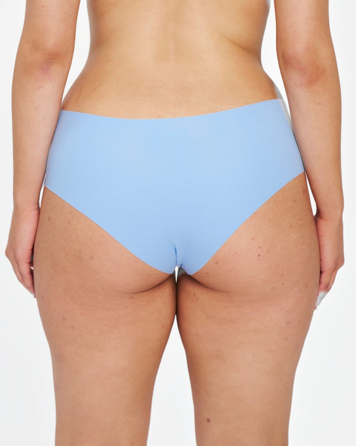 Mid-Rise Cheeky - Seamless Cotton - Sky