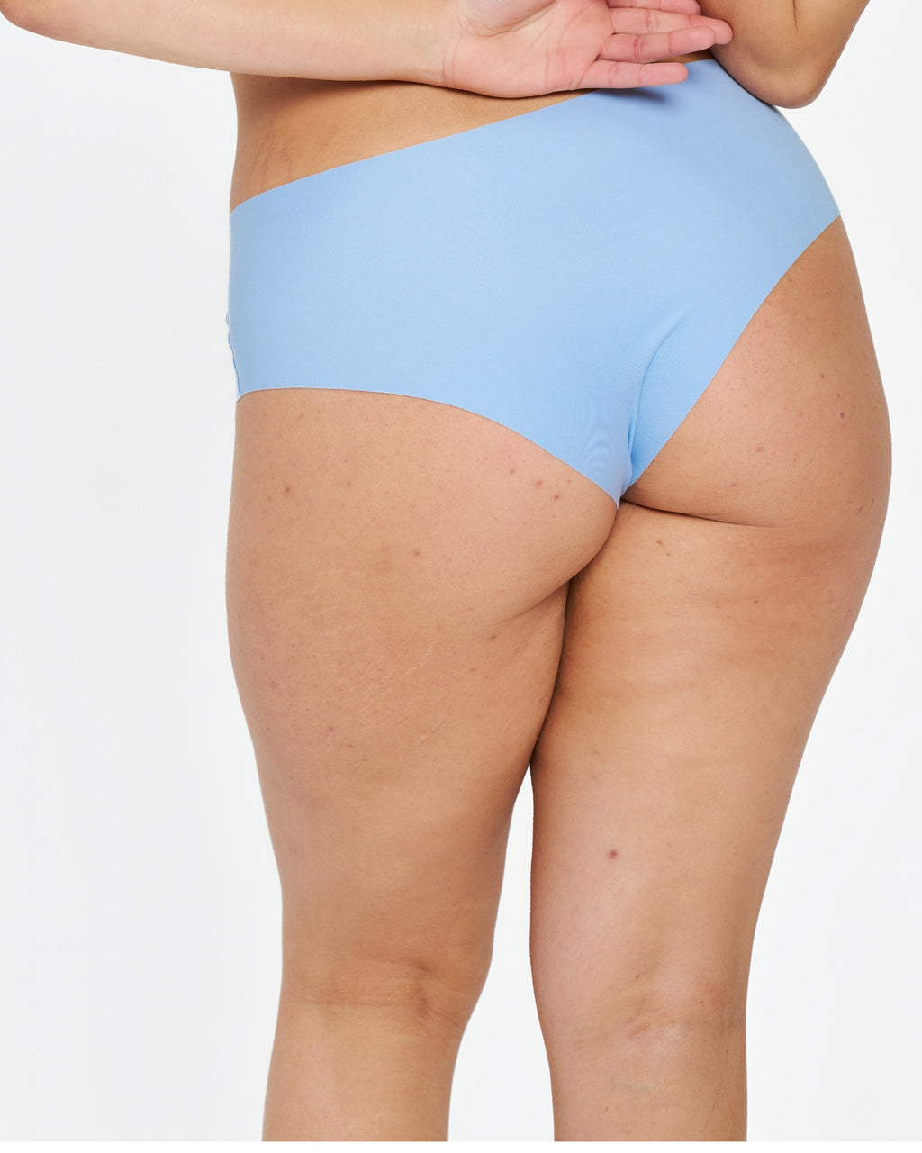 Mid-Rise Cheeky - Seamless Cotton - Sky