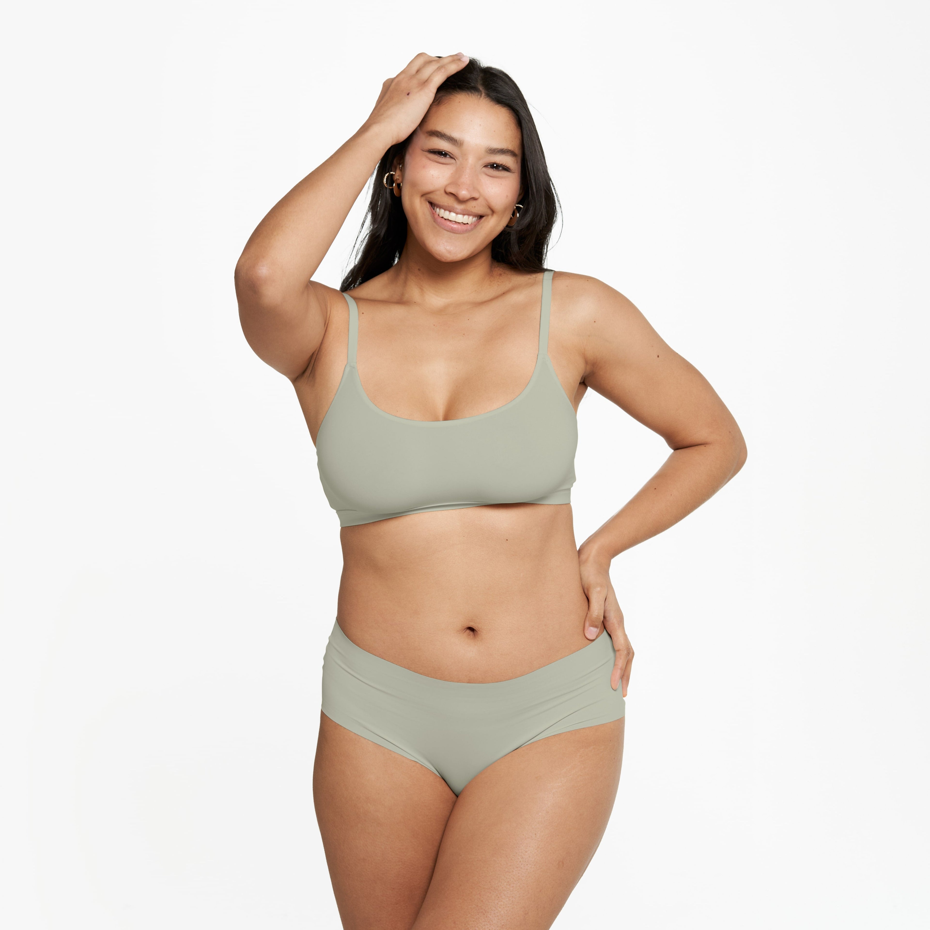 Mid-Rise Cheeky - Seamless Ultrasmooth 2.0 - Moss