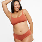 Mid-Rise Bikini Brief - Seamless Ultrasmooth 2.0 - Spice