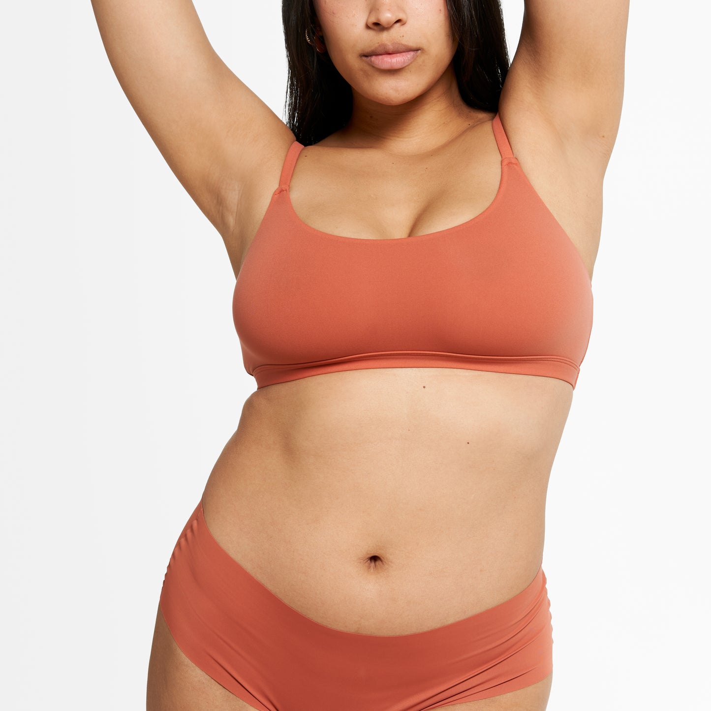 Mid-Rise Bikini Brief - Seamless Ultrasmooth - Spice