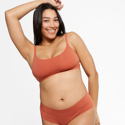 Mid-Rise Cheeky - Seamless Ultrasmooth - Spice