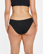 Original-Rise Bikini Brief - Seamless Cotton - Black