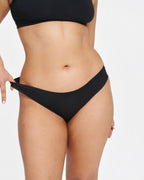 Original-Rise Bikini Brief - Seamless Cotton - Black