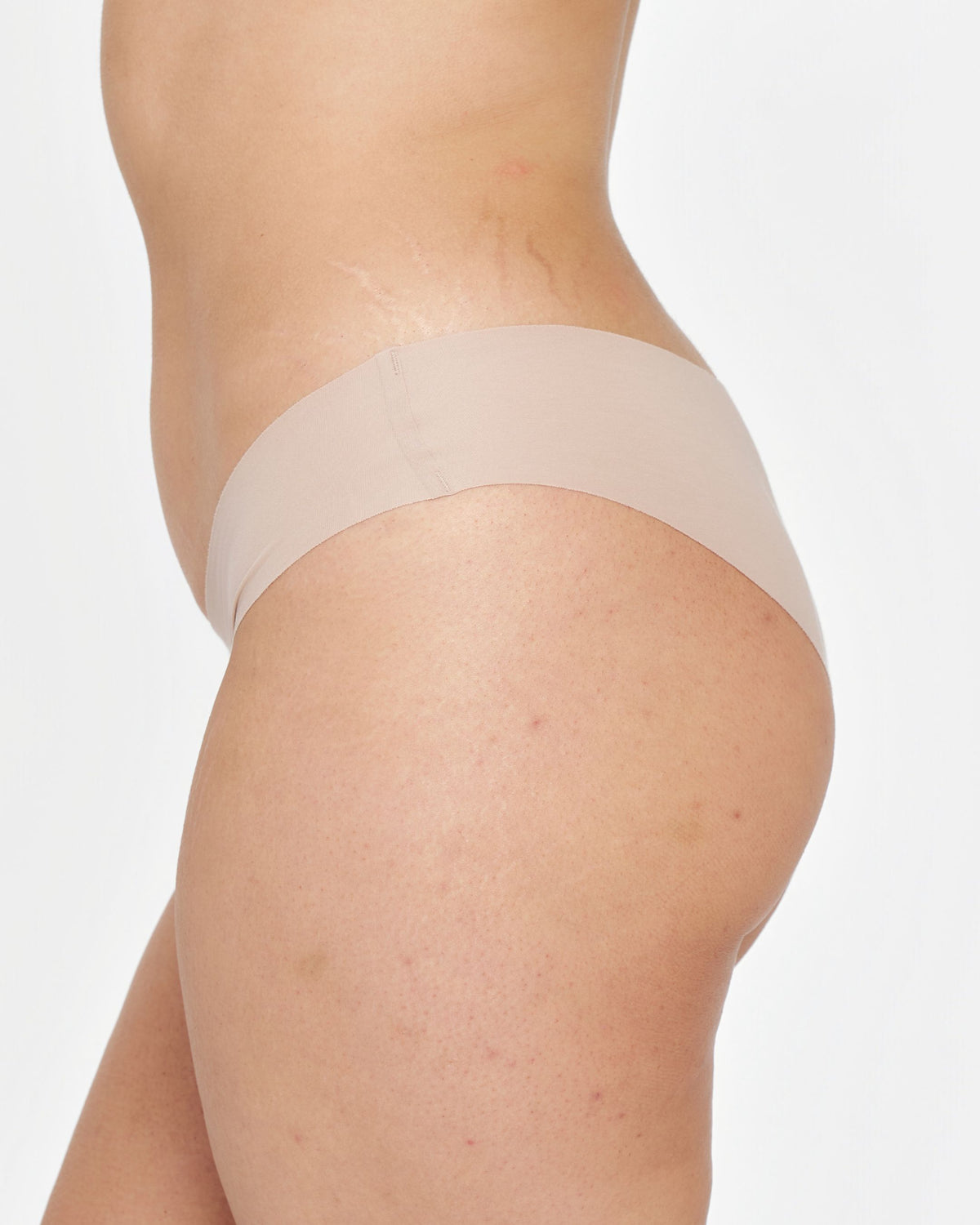 Original-Rise Bikini Brief - Seamless Cotton - Latte