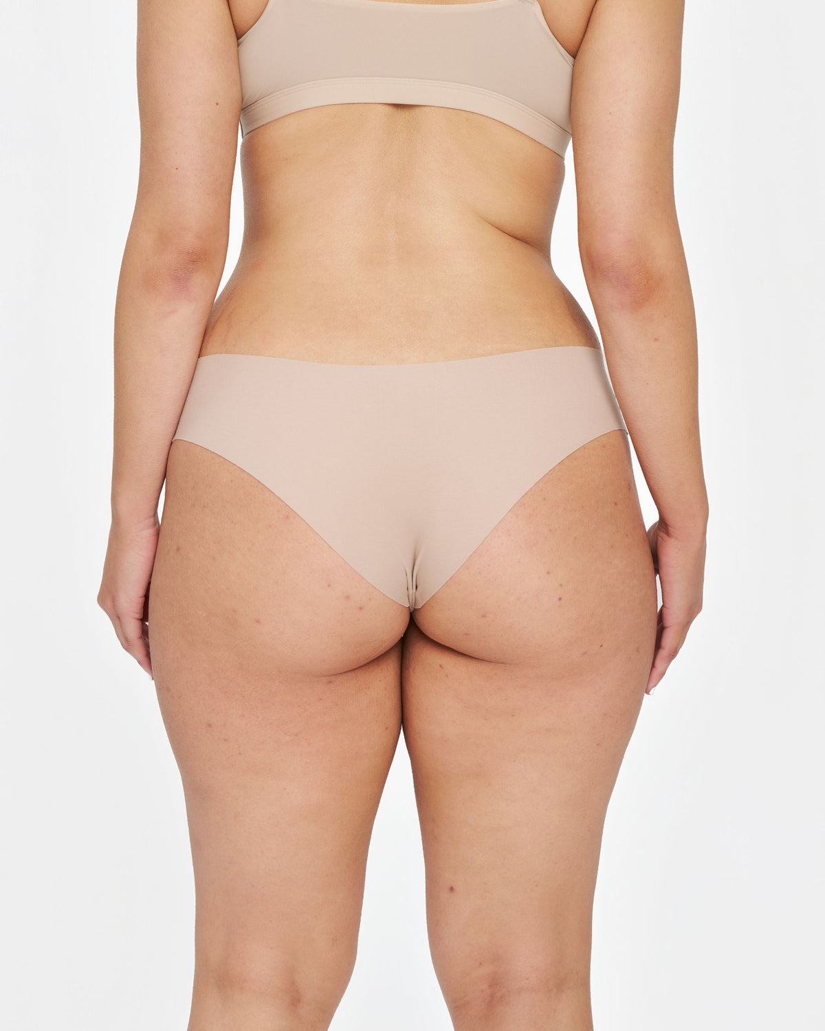 Original-Rise Bikini Brief - Seamless Cotton - Latte