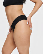 Original-Rise Cheeky - Seamless Cotton - Black