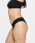 Original-Rise Cheeky - Seamless Cotton - Black