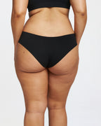 Original-Rise Cheeky - Seamless Cotton - Black