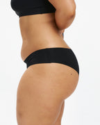 Original-Rise Cheeky - Seamless Cotton - Black