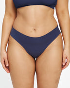 Original-Rise Thong - Seamless Cotton - Ink
