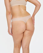 Original-Rise Thong - Seamless Cotton - Latte