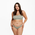 Original-Rise Thong - Seamless Ultrasmooth 2.0 - Moss - Peach Underwear