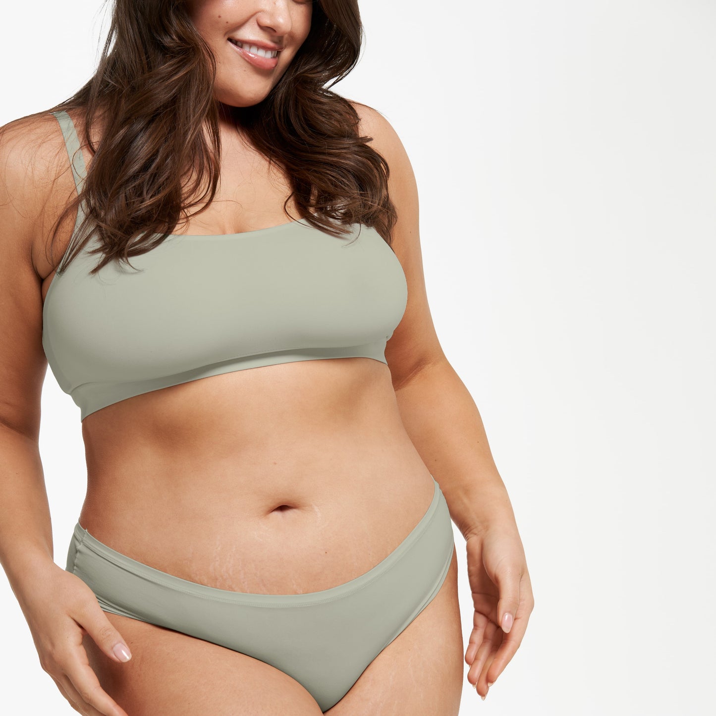 Original-Rise Thong - Super Stretch 2.0 - Moss