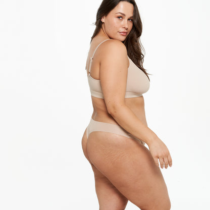 Original-Rise Thong - Seamless Ultrasmooth - Latte