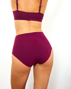 High-Rise Bikini - Seamless Cotton -Shiraz