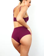 High-Rise Cheeky - Seamless Cotton - Shiraz