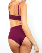 High-Rise Cheeky - Seamless Cotton - Shiraz