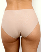 Mid-Rise Bikini - Seamless Cotton - Latte