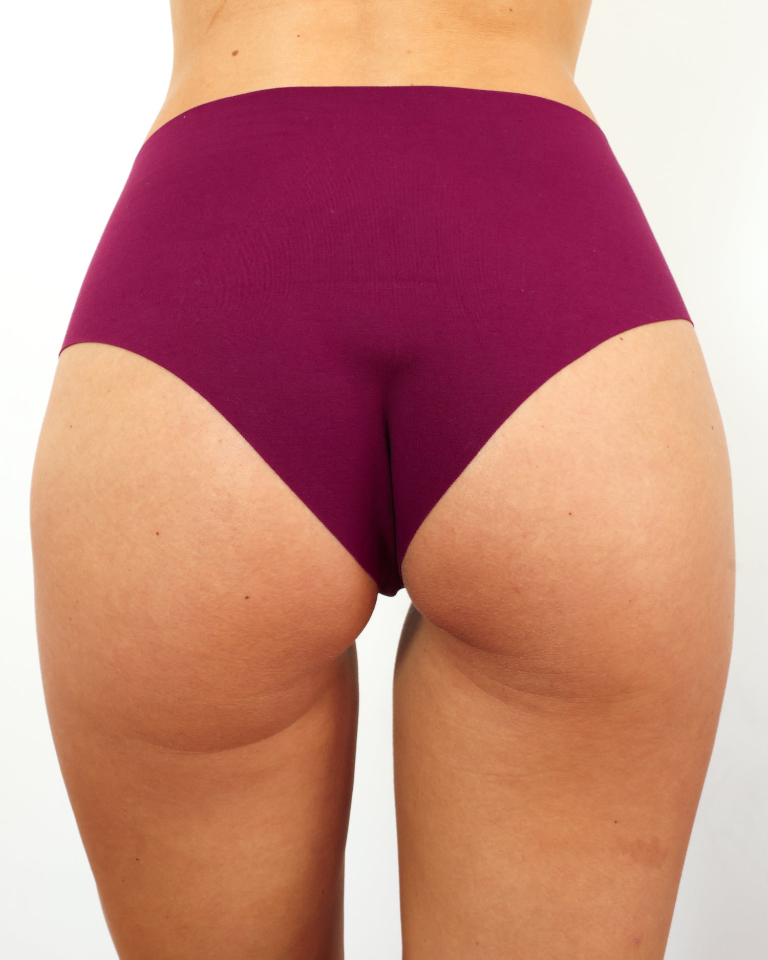Mid-Rise Cheeky - Seamless Cotton - Shiraz