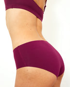 Mid-Rise Bikini - Seamless Cotton - Shiraz