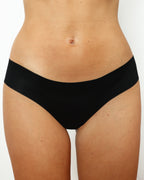 Original-Rise Cheeky - Seamless Cotton - Black