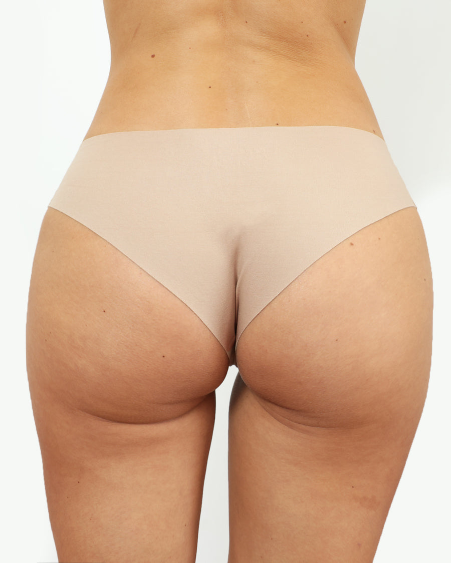 Original-Rise Cheeky - Seamless Cotton - Latte
