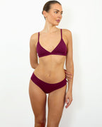Original-Rise Cheeky - Seamless Cotton - Shiraz