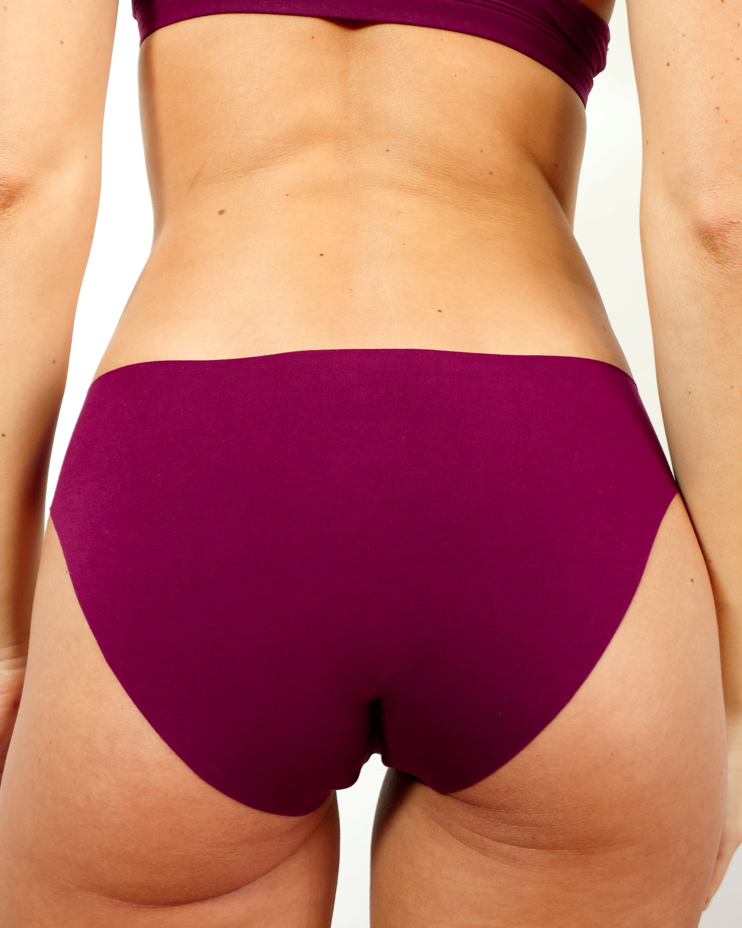 Original-Rise Bikini Brief - Seamless Cotton - Shiraz
