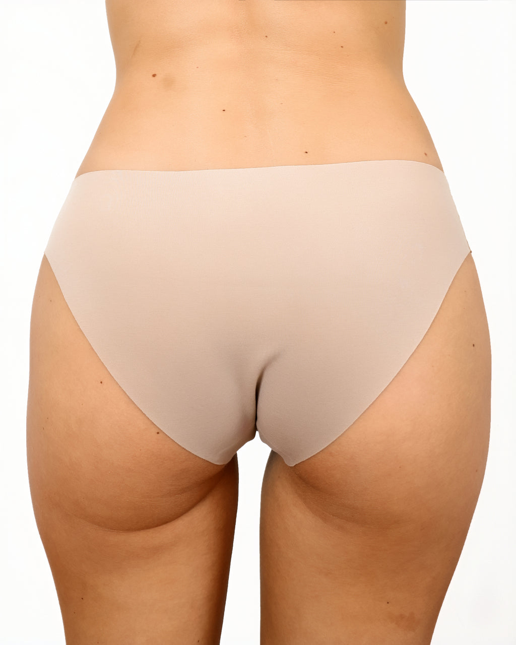Original-Rise Bikini Brief - Seamless Cotton - Latte