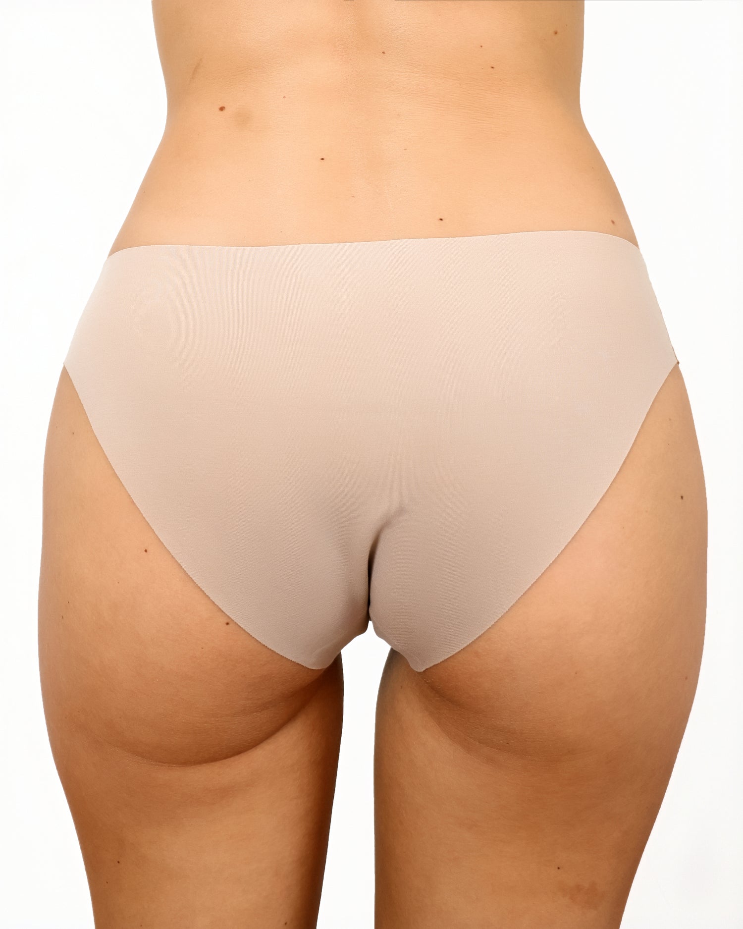 Original-Rise Bikini Brief - Seamless Cotton - Latte